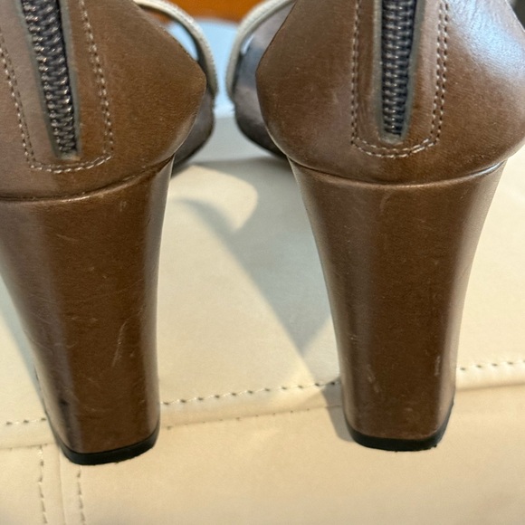 Brunello Cucinelli leather with monili sandals size 37 EUC - Picture 6 of 15